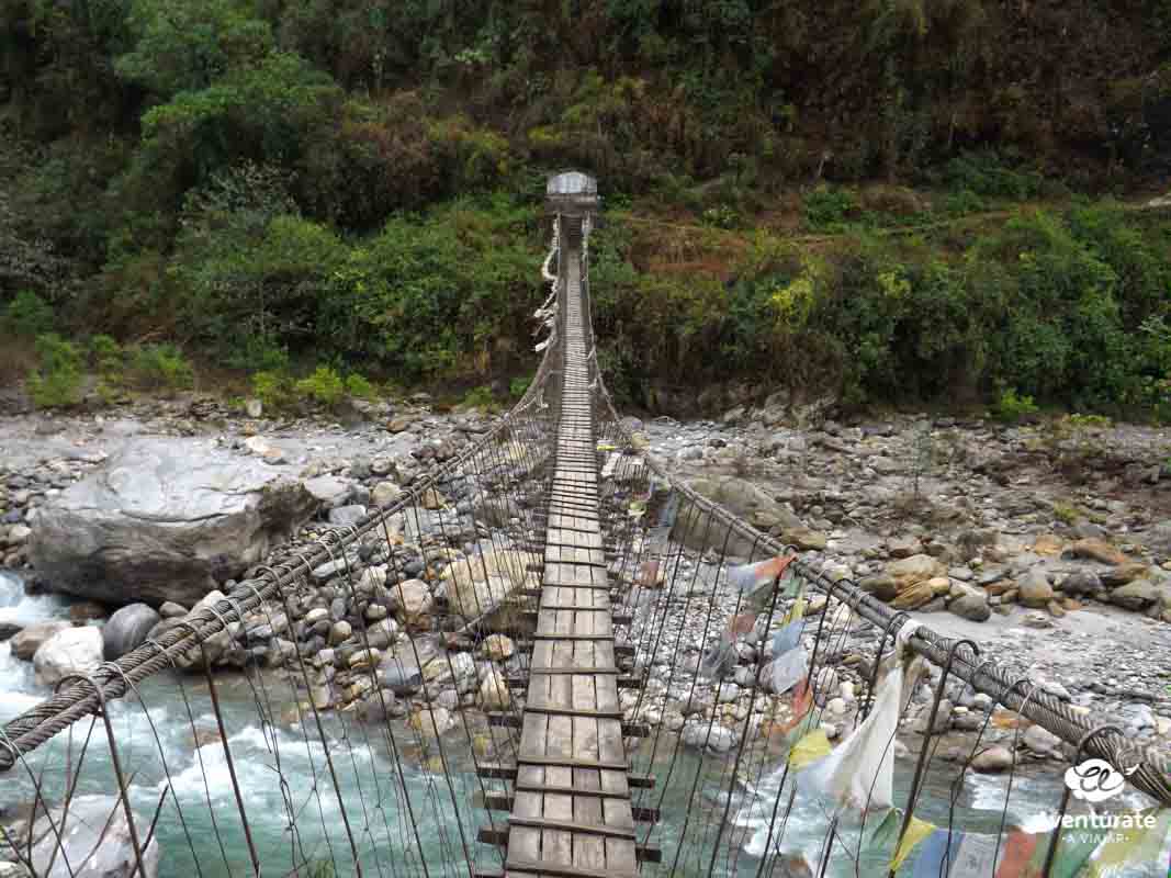 campo base del annapurna puente