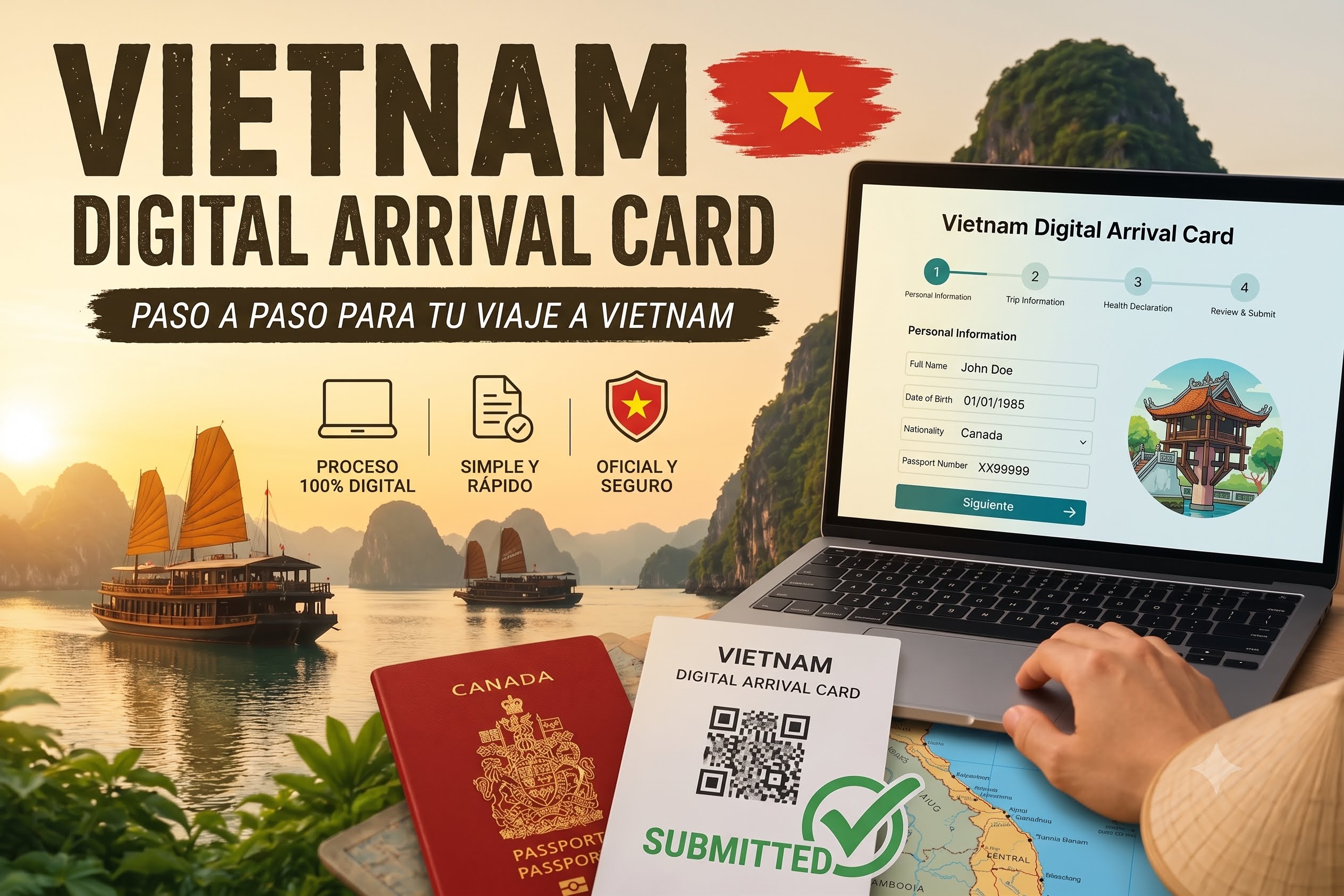 Arrival Card de Vietnam: qu&eacute; es y c&oacute;mo rellenarla antes de tu vuelo